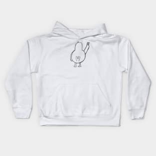 Peace Duck Kids Hoodie